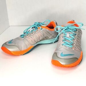 Nike Womens Lunar Cross Element size 10 653528-004 Gray Running Shoes Sneakers